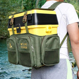 Multifunctional Fishing Tackle Storage Bag Case Nylon Backpack Lure Gears for Fish Tackle Storage Bag Fishing Tackle Boxes Outdo