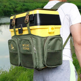 Multifunctional Fishing Tackle Storage Bag Case Nylon Backpack Lure Gears for Fish Tackle Storage Bag Fishing Tackle Boxes Outdo