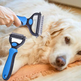 Multifunctional Pet Hair Removal Brush Dogs Cat Self-cleaning Comb Handheld Pet Deshedding Universal Shedding Cat Dog Supplies