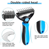 Multifunctional Pet Hair Removal Brush Dogs Cat Self-cleaning Comb Handheld Pet Deshedding Universal Shedding Cat Dog Supplies