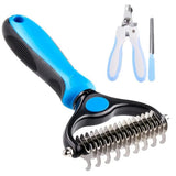 Multifunctional Pet Hair Removal Brush Dogs Cat Self-cleaning Comb Handheld Pet Deshedding Universal Shedding Cat Dog Supplies