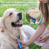Multifunctional Pet Hair Removal Brush Dogs Cat Self-cleaning Comb Handheld Pet Deshedding Universal Shedding Cat Dog Supplies