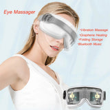 Multifunctional intelligent eye massage instrument music screen vibrating eye massager hot compress eye mask
