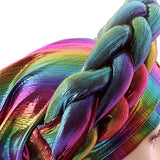 Muslim Headscarf Womens Baotou Hat Double Braid Hat With Crossed Forehead Adjustable Braid Hat African Headscarf