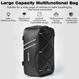 NEWBOLER Bicycle Rear Seat Bag MTB Bike Rack Bag Trunk Pannier Cycling Large Capacity Waterproof Travel Bag With Rain Cover