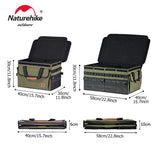 Naturehike Storage Case 30L 60L Wear-resistant Oxford Fishing Bag Foldable Tool Stackable Sundry Box Outdoor Picnic Storage Box