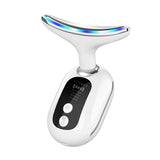 Neck Face Beauty Device LED Photon Skin Care Machine Face Lifting Firming Neck Wrinkle Removing Whitening Facial Massager