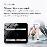 New Bluetooth Smart Body Fat Scale Charging Electronic Scale Body Scale Adult Fat Scale Weighing BMI Analyzer