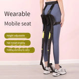 New Chairless Chair Wearable Fishing Tool Standing worker's Seat Carriable Bench Foldable Stools Portable
