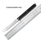 New Folding Knife for Hunting and Fishing G10 Handle D2 Dlade Outdoor Portable Pocket Folding Stiletto Survival Defense Tool