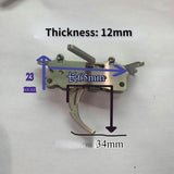 New High Quality 304 Stainless Steel Submersible Fishing Trigger Amphibious DIY Full Metal Steel Fit Schleuder