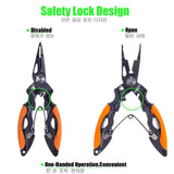 New Multifunctional Fishing Pliers Accessories 420 Stainless Steel Body Scissors Line Cutter Hooks Remover Outdoor Fishing Tools