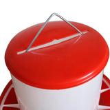New Poultry Chicken Feeders 3kg / 6kg Feeding Bucket Chicken Duck Ground Fountain Quail Feed Bucket Poultry feeding tools