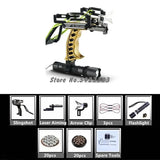 New Powerful Hunting Fishing Laser Slingshot Stainless Steel Catapult Professional Crossbow Strong Sling Shot With Rubber Band
