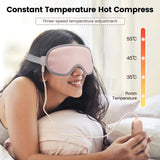 New Smart AirbagVibration Eye Massager Heating Steam Eye Mask Relieve Fatigue Dark Circle Dry Eye Therapy Warm Compress Eye Care