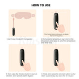 New Smart AirbagVibration Eye Massager Heating Steam Eye Mask Relieve Fatigue Dark Circle Dry Eye Therapy Warm Compress Eye Care