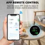 New Tuya Wifi Smart Hygrometer Thermometer Detector Indoor APP Remote Control Temperature Humidity Sensor With Alexa&Google Home