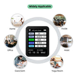 New WiFi Smart Air Quality Detector Indoor PM2.5 TVOC CO2 CH2O Gas Analyzer Thermometer Flock for Home Yoga Studio Hotel Bedroom