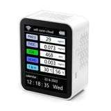 New WiFi Smart Air Quality Detector Indoor PM2.5 TVOC CO2 CH2O Gas Analyzer Thermometer Flock for Home Yoga Studio Hotel Bedroom