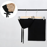 Newest Chiffon Shawl With Matching Undercap Hijab Women Pure Color Jersey Inner Caps Muslim Headband Two-Piece Scarf Set