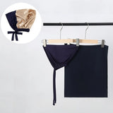 Newest Chiffon Shawl With Matching Undercap Hijab Women Pure Color Jersey Inner Caps Muslim Headband Two-Piece Scarf Set