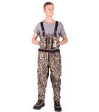 NeyGu Withered Reed Leaf Quick-Drain Waterproof fishing Wader with Front Venting Zip userful in flood，rainy snowy weather