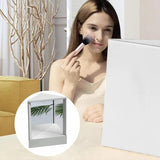Non Reversing Mirror Non-Reversing Stand Mirror For Makeup Portable True Mirror With Left And Right Not Reversed For Makeup
