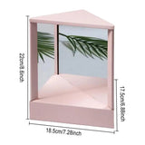 Non Reversing Mirror Non-Reversing Stand Mirror For Makeup Portable True Mirror With Left And Right Not Reversed For Makeup