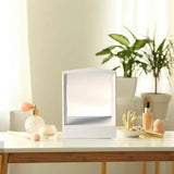 Non Reversing Mirror Non-Reversing Stand Mirror For Makeup Portable True Mirror With Left And Right Not Reversed For Makeup
