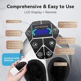 Nuaer Kneading Air Compression Electric Foot Massager Infrared With Heating and Therapy Anti-stress Health Care Gift Family