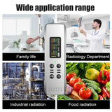 Nuclear Radiation Detector Rechargeable Nuclear Radiation Meter With Lanyard Hazardous Material Handling Products For Building