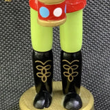 Nutcracker Figures Christmas 5Pcs Festive Collectible Puppet Pendant Wood 4.7Inch Christmas Nutcracker Pendant Ornaments