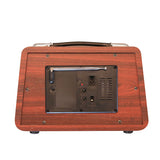 FM/AM/SW three-band with MP3 playback vintage bluetooth card wooden box radio