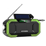 Radio Emergency Multifunctional Hand-cranked Power Generation Outdoor Disaster Prevention Radio Factory Wholesale Solar Radio