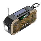Radio Emergency Multifunctional Hand-cranked Power Generation Outdoor Disaster Prevention Radio Factory Wholesale Solar Radio