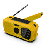 Multifunctional emergency radio, disaster prevention and relief, flashlight lighting, hand operated power generation, mobile charging bank