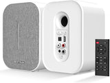 ST01 Bluetooth 2.0 Active Speakers 60W 3-inch 128* 184 * 118mm MP3/WMA Playback for Desktop Home Theater Bookshelves