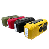 Multifunctional emergency radio, disaster prevention and relief, flashlight lighting, hand operated power generation, mobile charging bank