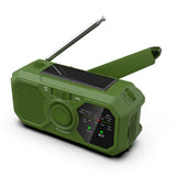 Multifunctional emergency radio, disaster prevention and relief, flashlight lighting, hand operated power generation, mobile charging bank