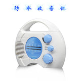 New home portable waterproof radio AM FM mini radio bathroom radio with card.