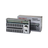 Retro silver radio for the elderly is compact and portable, and outdoor portable speaker player with large volume storage.