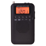 Portable external speaker mini AM FM two-band radio
