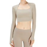 Yoga Clothes Long-sleeved Women's Lulu Sports Top Running Fitness Clothes