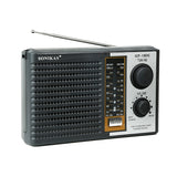 Full band plug-in radio with built-in speaker pointer type manual radio