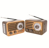 HR-31BT retro multi band radio with flashlight multifunctional Bluetooth card MP3 playback