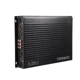 New car audio power amplification power aluminum alloy audio 12V car four-way power amplifier 4 channels