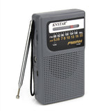 K-266 Elderly Two Band Rechargeable Radio FM Pocket FM Semiconductor Mini Portable Radio