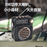New radio mini multi-band FM/AM/SW multifunctional Bluetooth card speaker