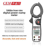 TOOL CEM Factory Direct Sales 1000A True RMS Power Test Digital Clamp Meter DT-3353