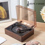 Household retro Bluetooth CD player audio music player album prenatal education machine CD player wholesale decoration gifts